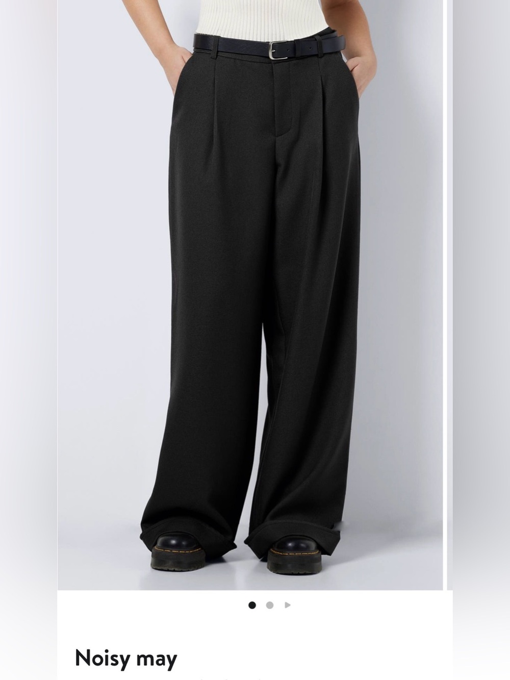 Black Wide-Leg women’s Trousers